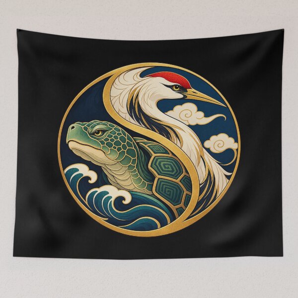Item preview, The Yin-Yang of the Tortoise and the Crane designed and sold by lAnJefurtifeu.