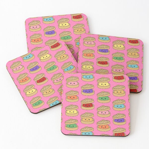 Item preview, Squishy Bao Bun Dumplings in Pink designed and sold by KrisInStitches.
