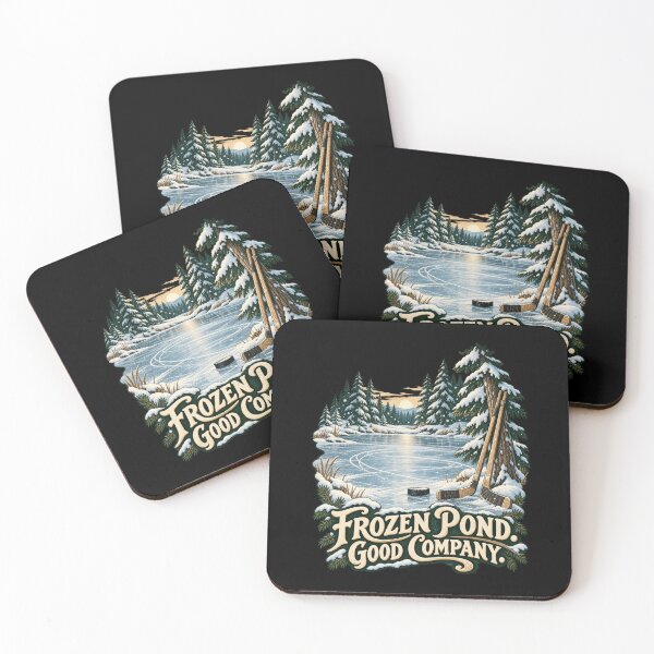 Item preview, Frozen Pond. Good Company. - Ice Hockey designed and sold by Good Mood Foundry.