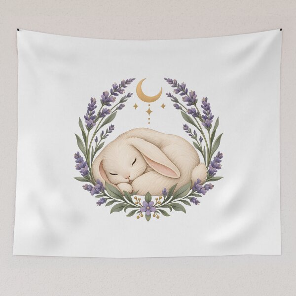 Item preview, Rabbit Lavender Dreamer designed and sold by EpicwaveDesigns.