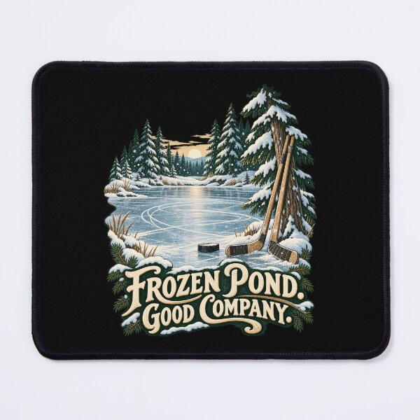 Item preview, Frozen Pond. Good Company. - Ice Hockey designed and sold by Good Mood Foundry.