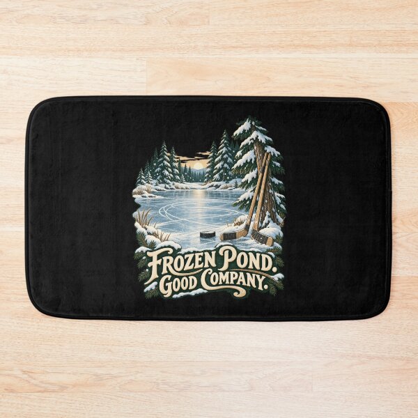 Item preview, Frozen Pond. Good Company. - Ice Hockey designed and sold by Good Mood Foundry.
