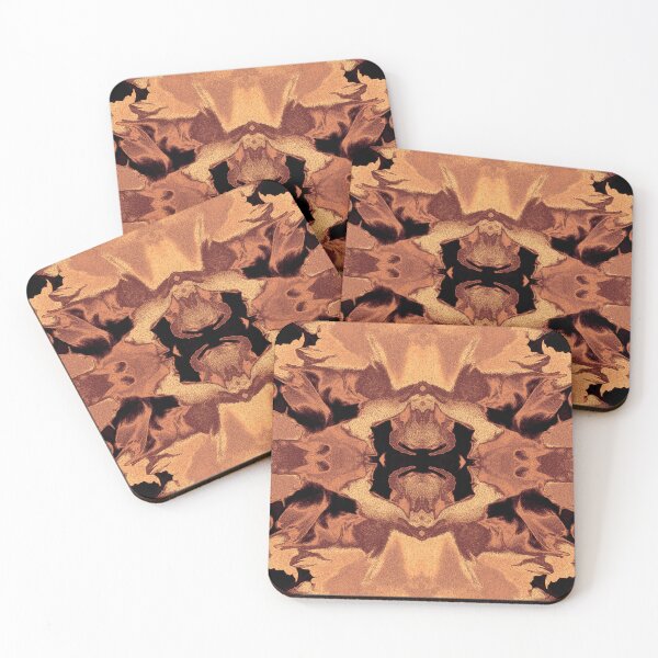 Item preview, Copper Foil Kaleidoscope – Luxurious Abstract Pattern designed and sold by SulkaCreative.