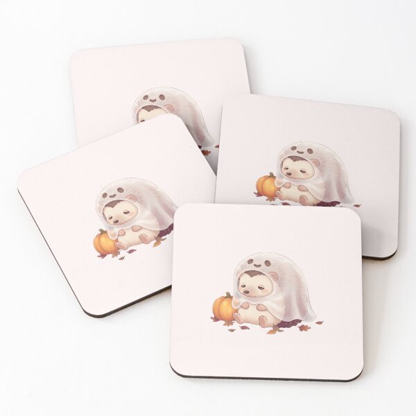 Item preview, Ghost Hedgehog Halloween Cute designed and sold by Moon's Arts.