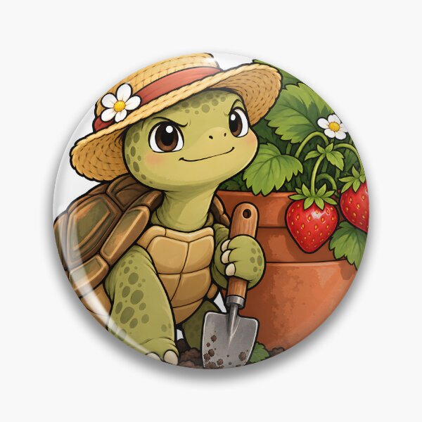 Item preview, Turtle Strawberry Gardener designed and sold by EpicwaveDesigns.