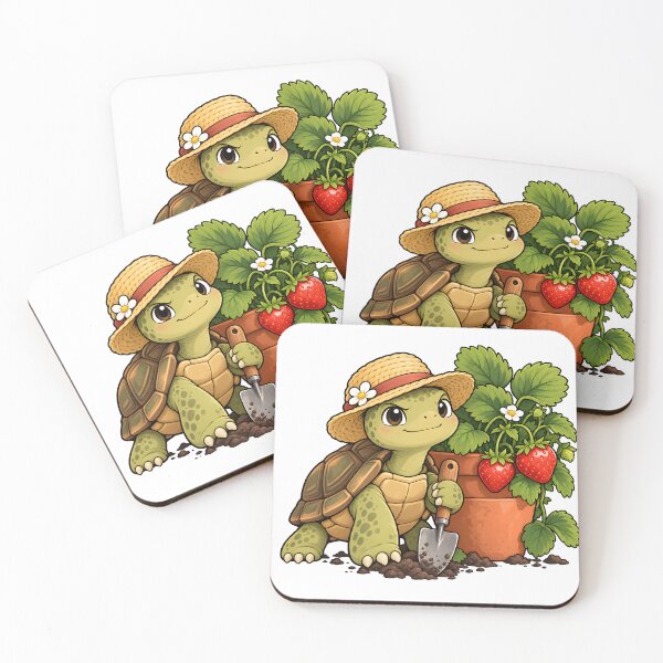 Item preview, Turtle Strawberry Gardener designed and sold by EpicwaveDesigns.