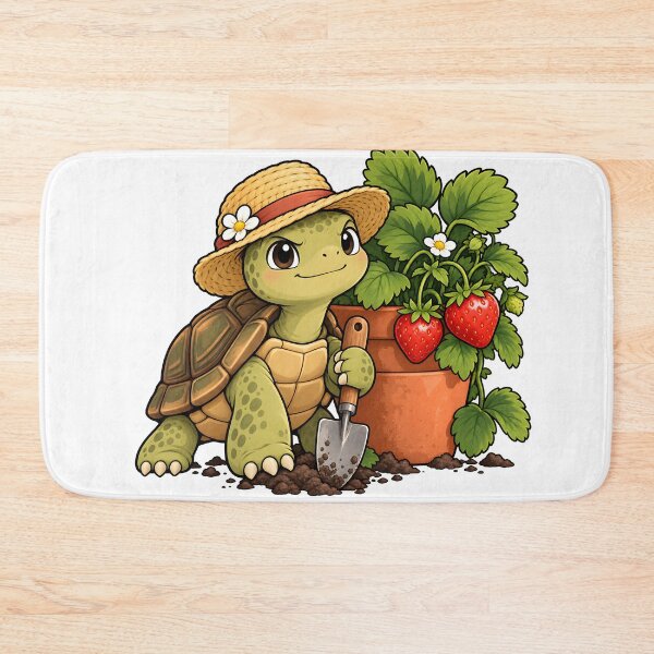 Item preview, Turtle Strawberry Gardener designed and sold by EpicwaveDesigns.
