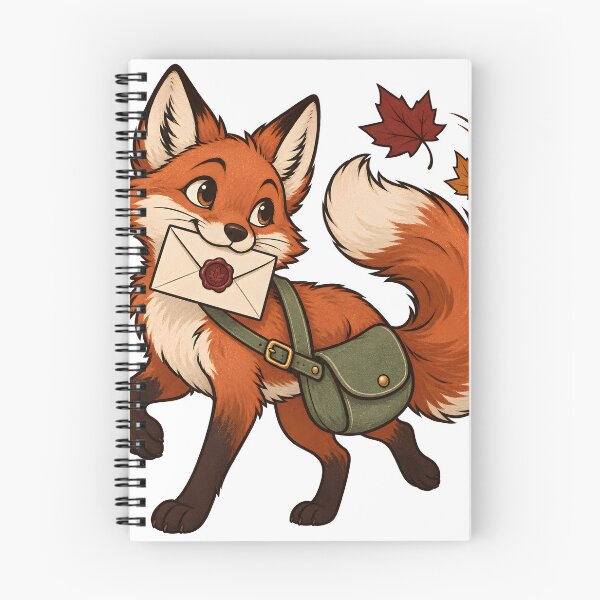 Item preview, Fox Autumn Letter Carrier designed and sold by EpicwaveDesigns.