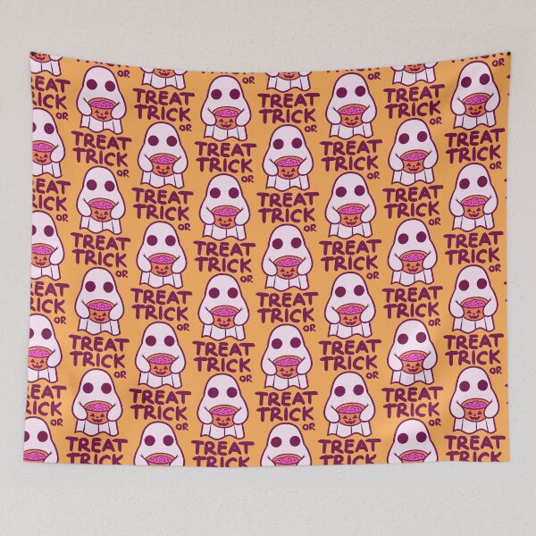 Item preview, Trick or Treat Cute Ghost Halloween designed and sold by Naitor5.