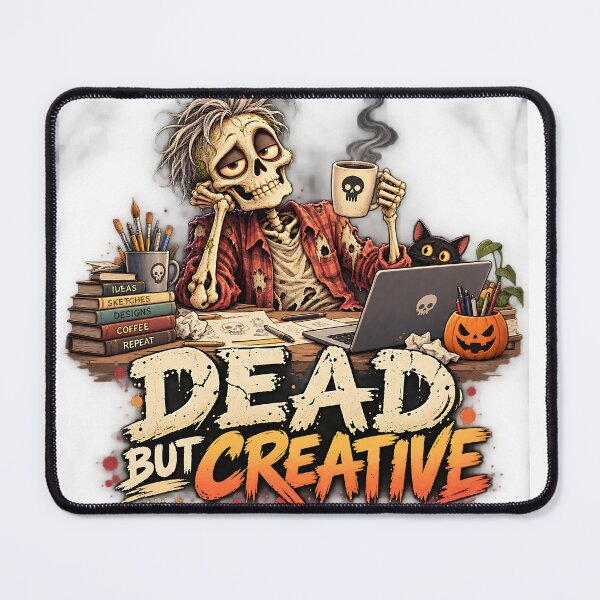 Item preview, Dead but Creative. Funny Undead Artist designed and sold by Epic Serenity.