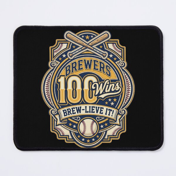 Item preview, Brewers 100 Wins Brew-Lieve It! Baseball Fan designed and sold by world+167.
