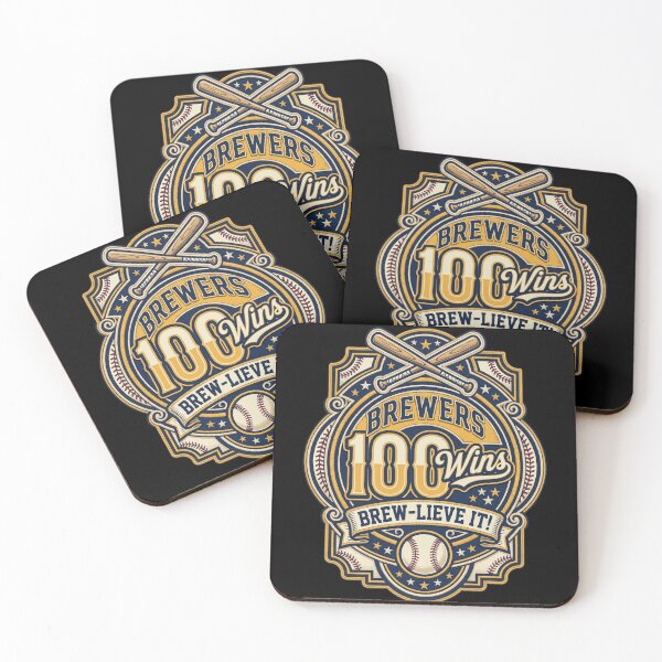Item preview, Brewers 100 Wins Brew-Lieve It! Baseball Fan designed and sold by world+167.