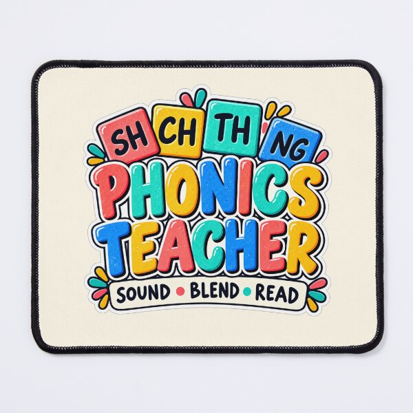 Item preview, Phonics Teacher – Colorful Reading Teacher Sticker designed and sold by astersgraphics.