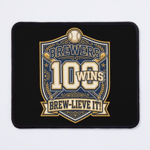 Item preview, Brewers 100 Wins Brew-Lieve It! Baseball Fan designed and sold by world+167.