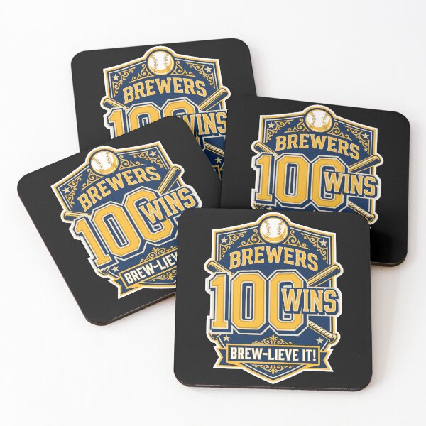 Item preview, Brewers 100 Wins Brew-Lieve It! Baseball Fan designed and sold by world+167.