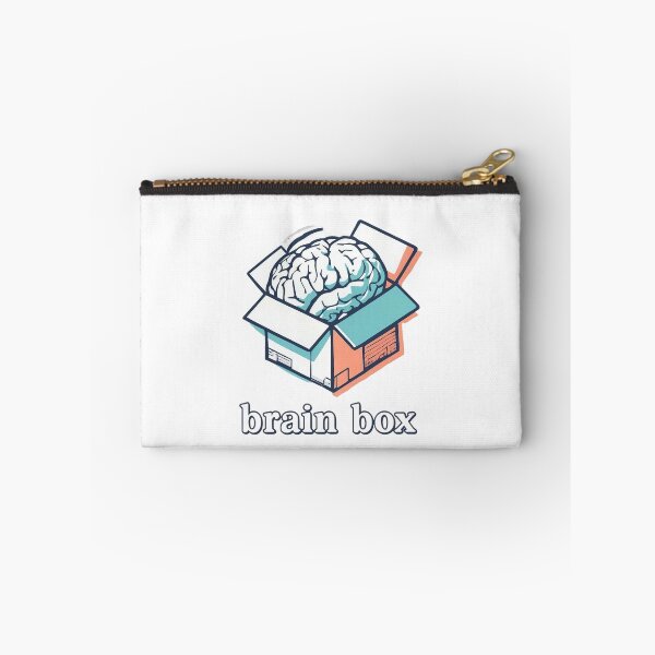 Item preview, Brain Box Funny Smart Thinker Brainiac Knowledge Lover Design. designed and sold by The-T-In-Retro.