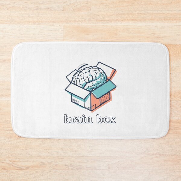 Item preview, Brain Box Funny Smart Thinker Brainiac Knowledge Lover Design. designed and sold by The-T-In-Retro.