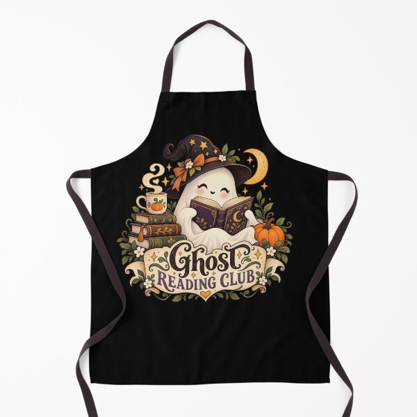 Item preview, Ghost Reading Club – Cute Spooky Reader designed and sold by TLSDesigns.