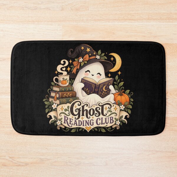 Item preview, Ghost Reading Club – Cute Spooky Reader designed and sold by TLSDesigns.