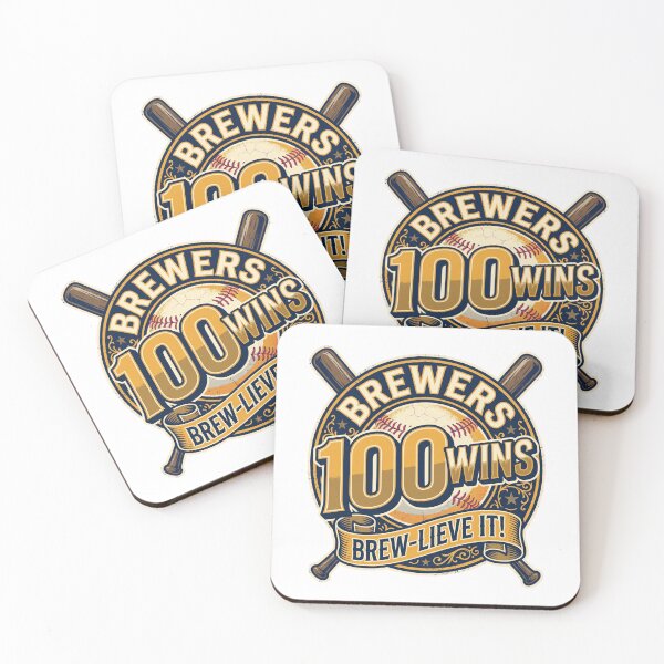 Item preview, Brewers 100 Wins Brew-Lieve It! Baseball Fan designed and sold by world+167.