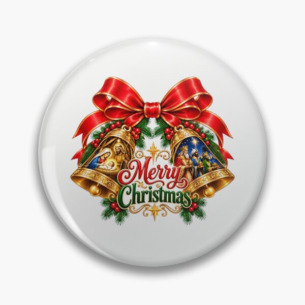 Item preview, Christian Christmas Bells Nativity and Three Kings Design designed and sold by annenambiro.
