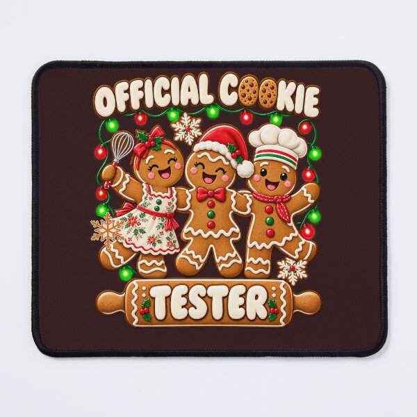 Item preview, Cute Gingerbread Official Cookie Tester Christmas designed and sold by Cute & Sassy Custom Gifting Boutiques.