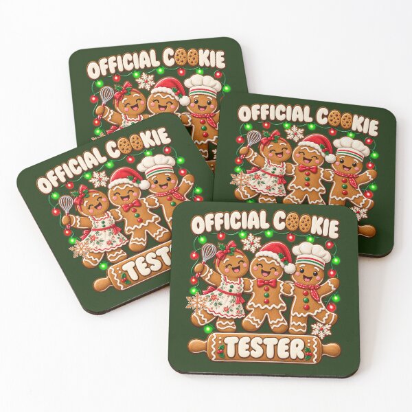 Item preview, Cute Gingerbread Official Cookie Tester Christmas designed and sold by Cute & Sassy Custom Gifting Boutiques.