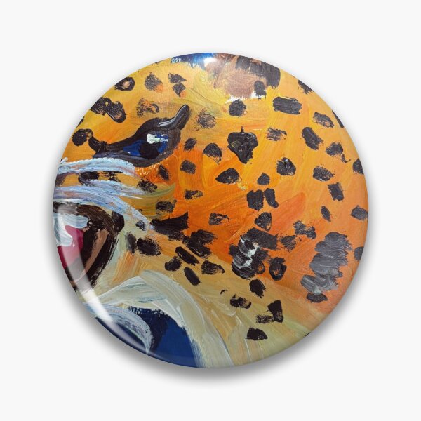 Item preview, Leopard Night Sky Art – Bold Wild Animal Painting designed and sold by albertmama.