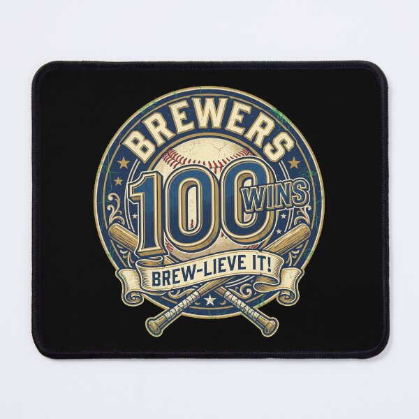Item preview, Brewers 100 Wins Brew-Lieve It! Baseball Fan designed and sold by world+167.