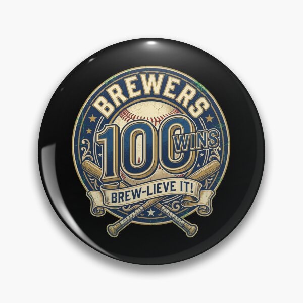 Item preview, Brewers 100 Wins Brew-Lieve It! Baseball Fan designed and sold by world+167.