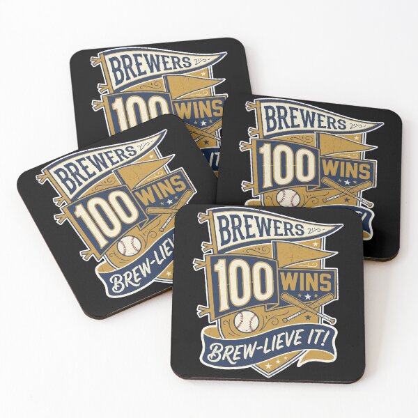Item preview, Brewers 100 Wins Brew-Lieve It! Baseball Fan designed and sold by world+167.