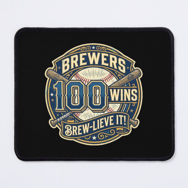 Item preview, Brewers 100 Wins Brew-Lieve It! Baseball Fan designed and sold by world+167.