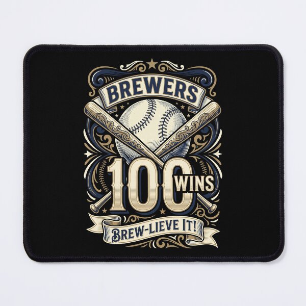 Item preview, Brewers 100 Wins Brew-Lieve It! Baseball Fan designed and sold by world+167.