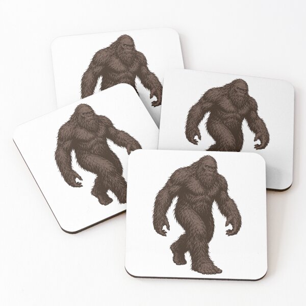Item preview, Bigfoot Illustration – Mysterious Cryptid Art designed and sold by xndrlab.