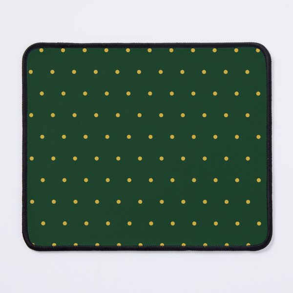Item preview, Classic Dark Green and Gold Polka Dot Pattern designed and sold by Mindful Wall Art Studio.