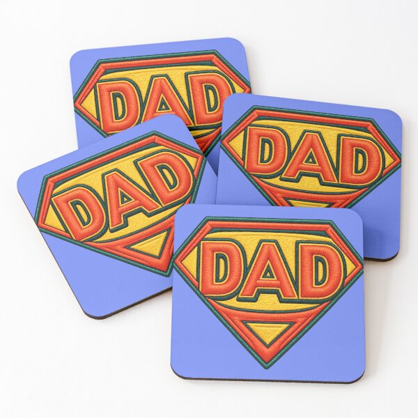 Item preview, Dad Hero Embroidered Shield Father's Day Design designed and sold by Artistikastore.