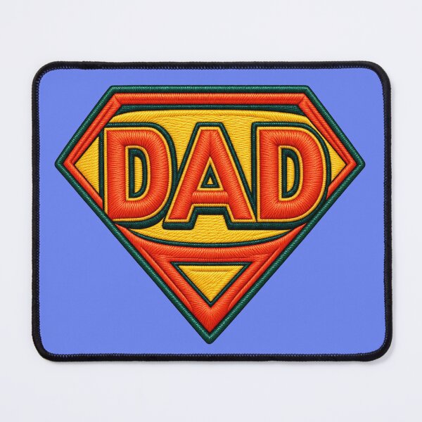 Item preview, Dad Hero Embroidered Shield Father's Day Design designed and sold by Artistikastore.