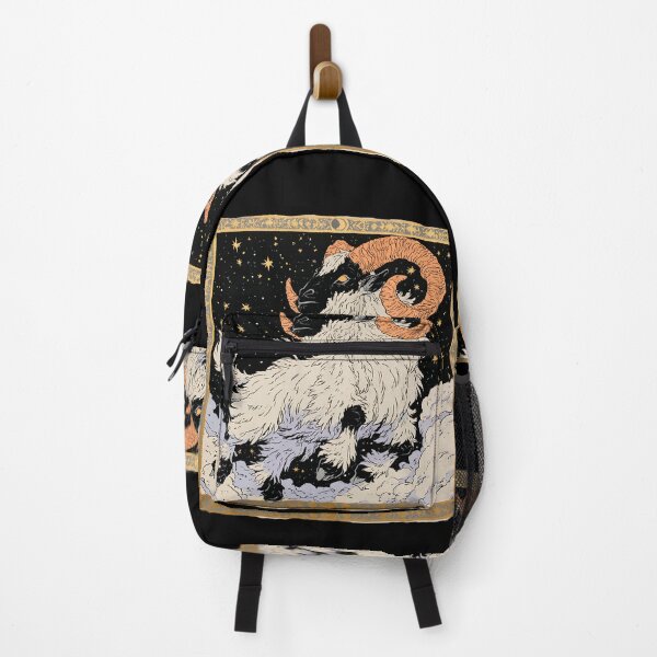 Item preview, Vintage Aries Zodiac Ram | Celestial Occult Astronomy Art designed and sold by kuwagatamushi.