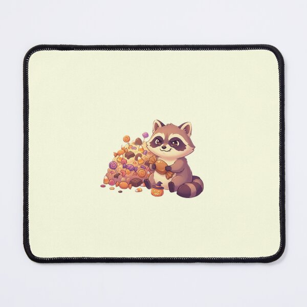 Item preview, Halloween Raccoon Candy Cute designed and sold by Moon's Arts.