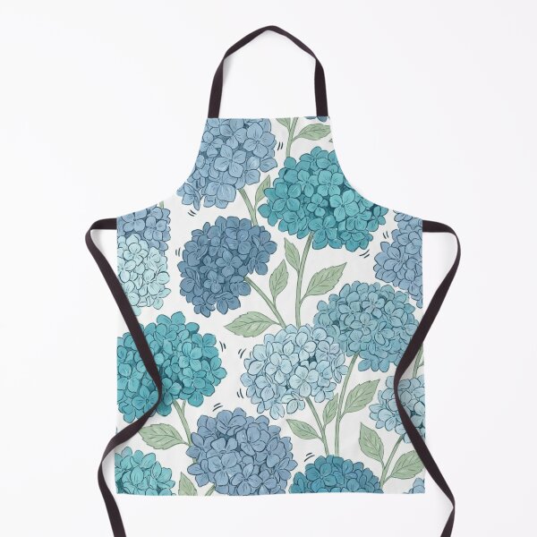 Item preview, Blue Hydrangea Floral Pattern designed and sold by NatArtSA.
