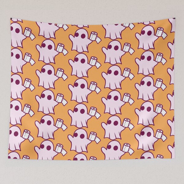 Item preview, Cute Ghost Halloween Toilet Paper designed and sold by Naitor5.