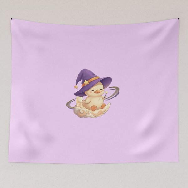 Item preview, Sleepy Witch Duck Halloween Cute designed and sold by Moon's Arts.