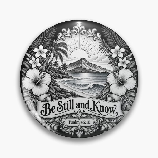 Item preview, Be Still and Know Coastal Art designed and sold by Grace Works Studio by Kelly Florence .