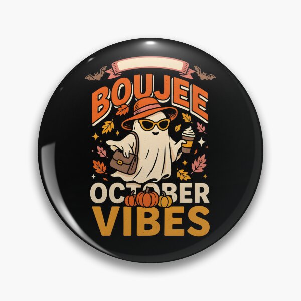 Item preview, Boujee October Vibes Ghost Halloween designed and sold by PAinTIENCE.
