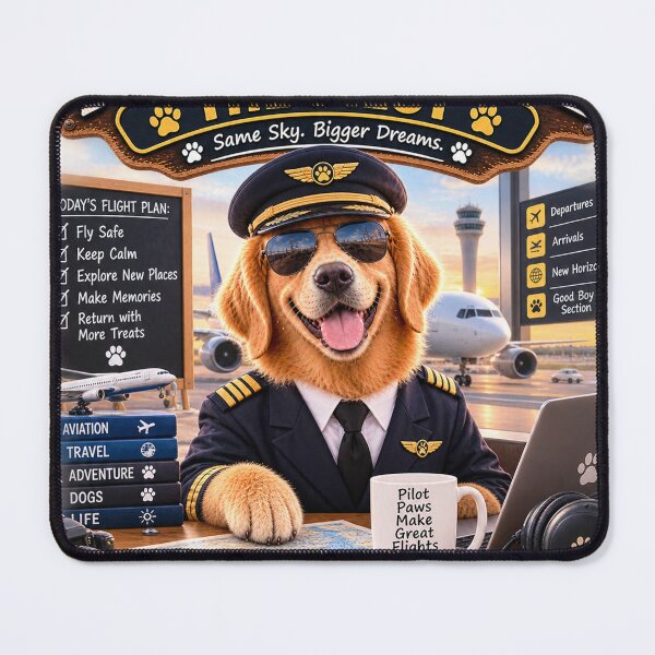 Item preview, Funny Pilot Dog Shirt – PAW-FESSIONAL Aviation & Dog Lover Gift designed and sold by TeeVibeHaus.