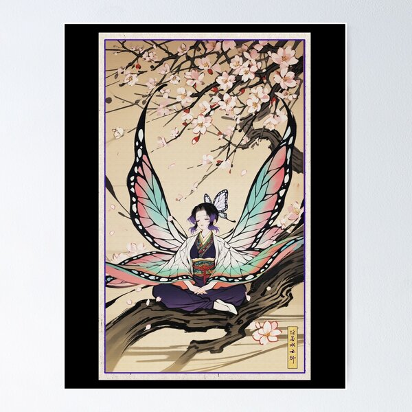 Item preview, Demon Slayer Kocho Shinobu: Wings of Wisteria designed and sold by NarwhalXV.