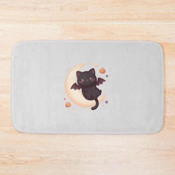 Item preview, Cute Bat Cat Halloween Witchy designed and sold by Moon's Arts.