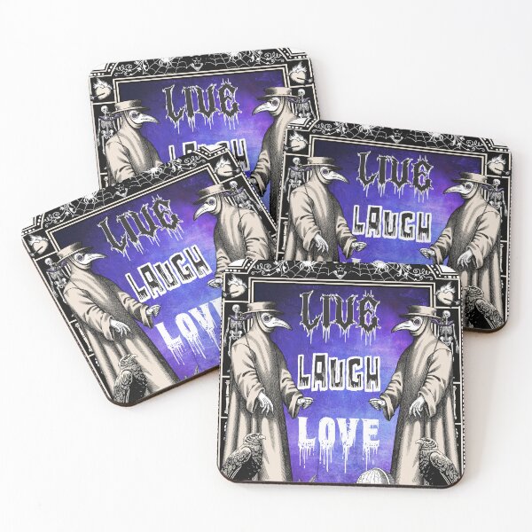 Item preview, Plague Doctor - Live, laugh, love designed and sold by GrayHareCards.