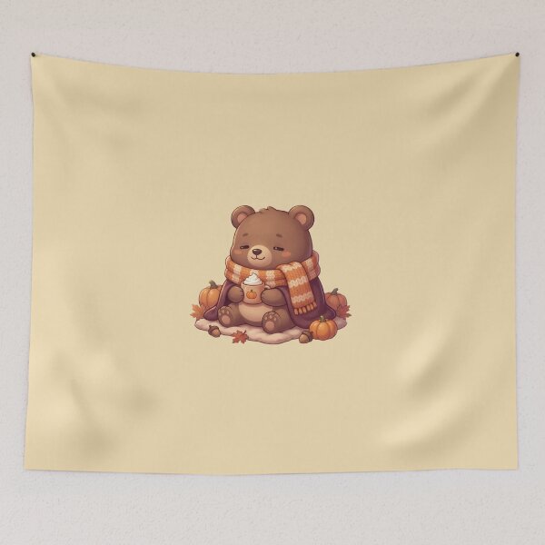 Item preview, Pumpkin Spice Bear Cozy Fall designed and sold by Moon's Arts.