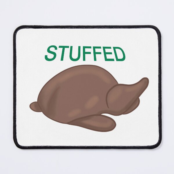 Item preview, Funny stuffed turkey festive Christmas foodie designed and sold by Crystalseahorse.
